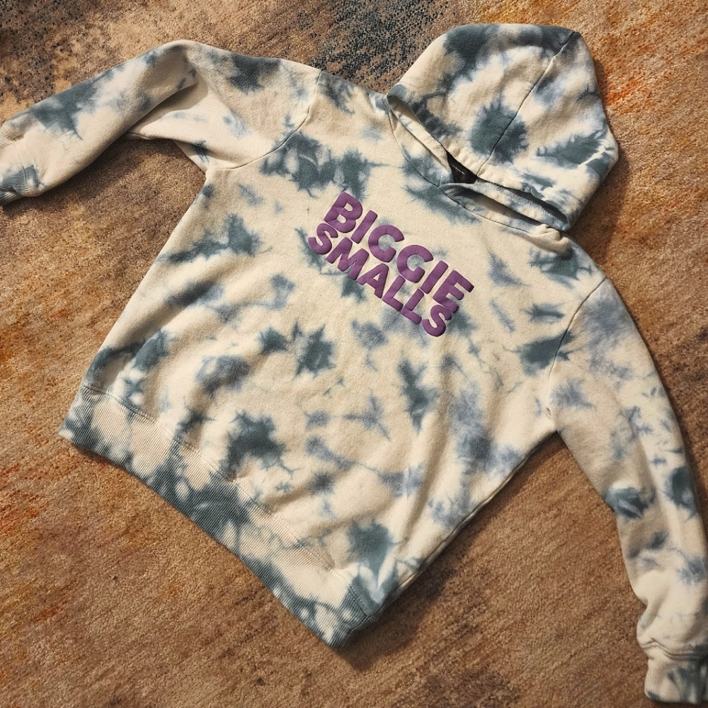 ** 2/$15 ** Cotton On Kids "Biggie Smalls" Tie-Dyed Hoodie